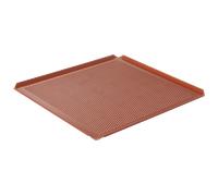 HENDI Teglia da forno forata GN 2/3, rivestimento antiaderente PTFE, con 4 bordi, 354x325x(H)10mm, alluminio