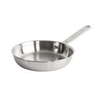 Gastrotools padella 5 strati 24 cm - acciaio inox con nucleo in alluminio per calore uniforme - Manico CoolGrip - induzione - senza PFAS - realizzata a mano in Italia