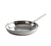 Gastrotools padella 5 strati 28 cm - acciaio inox con nucleo in alluminio per calore uniforme - Manico CoolGrip - induzione - senza PFAS - realizzata a mano in Italia