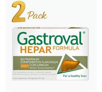 Gastroval Hepar Formula 60 capsule (2x30) integratore alimentare a base di erbe
