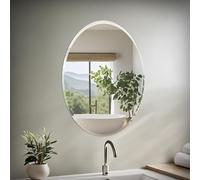 Gatco montaggio a filo ovale Frameless Mirror, 1801