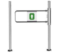 Gate Altalena in Metallo unidirezionale per supermercati e fabbriche - barriera di Sicurezza dell'ingresso Manuale, Spinta Solo, Ideale per cornici, parchi e Negozi - Durevole e Sicuro
