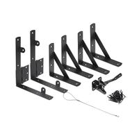 Gate Frame Kit - Gate Corner Brace Bracket | Gates Hardware | 1 Set Heavy Duty Brace Hardware With Hinge And Gates, For Driveway Deck Garden Corral Outdoor Pool Shed Doors