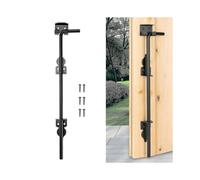 Gate Ground Latch Gate Stopper Rod Iron Door Latches Drop Rod Gate Stopper for Metal Gates Doors Wooden Fence Patio Door Durable