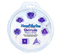 Gate Keeper Games & Dice: Mighty Tiny Dice: Chromatic Lightning - 7 pc - RPG Dic