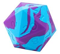 Gate Keeper Games & Dice: Random Encounter - Psionic Blast - Violet Purple & Cyan Blue Swirls, dadi D20 in silicone da 58 mm, accessorio per giochi di ruolo