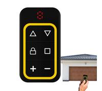 Gate Remote Control - Sei Button Garage with Door Opener Transmitter, Smart Access Device for Home Outdoor Apartment Property Use, Secure Daily Entry with Long Range Signal Home Use