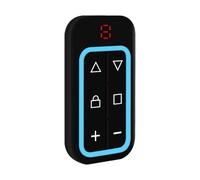 Gate Remote Control - Sei Button Garage with Door Opener Transmitter, Smart Access Device for Home Outdoor Apartment Property Use, Secure Daily Entry with Long Range Signal Home Use