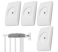 Gate Wall Saver | Paraurti da parete 4x, protezione antiscivolo per bambini, kit fermaporta per casa, per porta