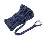 GATE14® Cima di Ormeggio Impiombata con Occhiello e Redance Inox 9 m Ø 14 mm Blu