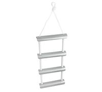 GATE14® Scaletta di Corda, Biscaglina per Barca con 4 Gradini in Plastica 106 x 30 cm