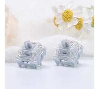 GATERON 0 ° Interruttore silenzioso Tastiera da gioco meccanica lineare a 5 pin Interruttore a grado zero per doppio binario Mute pad a 6 posizioni Pre-lubrificato