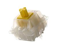 Gateron - Interruttori pre-lubrificati giallo latteo per tastiere da gioco con tasti meccanici a 5 pin (G Pro70PCS)