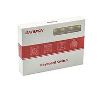 Gateron - Set di 35 interruttori originali SMD RGB LED compatibili G Pro per tastiera meccanica MX (Pro Yellow)