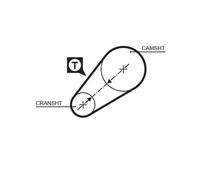 Gates 5014 Cinghia Distribuzione per Seat Fura 25A Fiat 131 131 Fso Polonez I