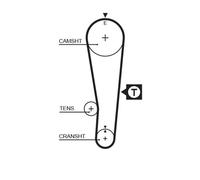 Gates 5382XS Cinghia Dentata Per Suzuki Baleno EG Subaru Justy II JMA MS