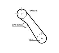 GATES 5548XS Cinghia dentata per TOYOTA