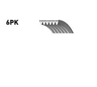 Cinghia Poly-V GATES 6PK2238