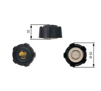 Gates Tappo serbatoio refrigerante RC223 per Alpine, Dacia, Lada, Mercedes Benz