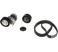 Gates Kit Cinghie Poly-V K016PK1263 EPDM (Etilene-Propilene-Diene-Caucciù) Audi A4 2.0 TDI