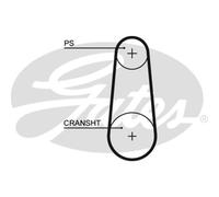 GATES Cinghia Dentata di Distribuzione per Porsche 911 993 3.6 Carrera 964 3.3