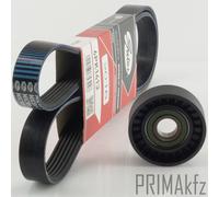 Gates Cinghia Scanalata + Galoppino per Opel Vectra C 1.9 CDTI Signum