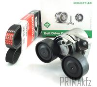 Gates Cinghia Scanalata + Ina Tendicinghia Tenditore per BMW 1er 3er 5er X3 X5
