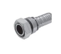 Gates Fluid Power 7100 - 19953 - 5 raccordo per tubo, 10 G18FDLORX Mega Crimp DIN 24 gradi cono con o-ring, Light Series femmina, dritto