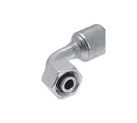 Gates Fluid Power 7100 - 19958 - 5 raccordo per tubo, 10 G20FDHORX90 Mega Crimp DIN 24 gradi cono con o-ring, heavy Series 90 gradi nascosto per gomito, femmina