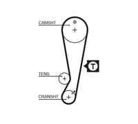 GATES K015403XS Kit cinghie dentate per GEO,TOYOTA