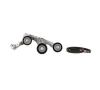 GATES Kit Cinghie Poly-V K015PK1745 Gomma Compatibilità con MERCEDES-BENZ Classe B W245 Classe A W169