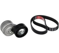 GATES Kit Cinghie Poly-V K015PK1148 Gomma Compatibilità con OPEL COMBO Cassone/Furgonato/Promiscuo X12 Combo Combi/Tour X12, FORD KA RU8 K Sedan TK, FK, FIAT 500 312 PANDA 169