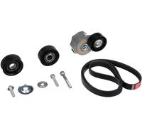 GATES Kit Cinghie Poly-V K026PK1368 Gomma Compatibilità con OPEL ZAFIRA B A05 Astra H Hatchback A04 Astra H GTC A04 Astra H Caravan A04 Astra H TwinTop A04 ASTRA H Furgonato L70