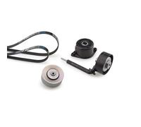 GATES Kit Cinghie Poly-V K036PK2160 Gomma Compatibilità con BMW 5 Sedan E60 5 Touring E61 7 E65, E66, E67