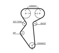 GATES KP15419XS1 Pompa acqua + Kit cinghie dentate per DAEWOO Espero
