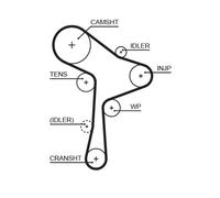 GATES KP25678XS-1 Pompa acqua + Kit cinghie dentate per AUDI,SEAT,SKODA,VW