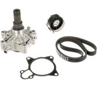 Pompa dell'acqua + kit cinghia trapezoidale KP56PK1218 GATES per IVECO