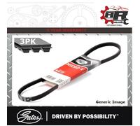 Gates Micro V A Costine Cinghia Trasmissione - 3PK863SF - Per Mini (R50, R53)