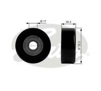 GATES Puleggia Guida Per Cinghia A Waffle Chevrolet Corvette 5.0 5.7