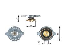 Gates Tappo Radiatore RC113 con guarnizione per BMW OPEL MERCEDES-BENZ AUDI