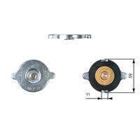 GATES RC117 Tappo radiatore per FORD GRANADA (GU) Taunus (GBFK) Taunus (GBTK)