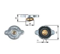 Tappo Radiatore Gates RC124 per Dodge Ford Honda Mazda Mitsubishi Nissan Subaru