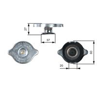 GATES RC217 Tappo, serbatoio refrigerante per MERCEDES-BENZ,PUCH