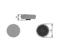 GATES RC235 Tappo, serbatoio refrigerante per BEDFORD,CHEVROLET,DAEWOO,OPEL,SAAB