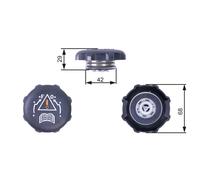 GATES RC239 Tappo, serbatoio refrigerante per CITROËN,PEUGEOT