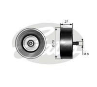 GATES Rullo Di Guida Per Cinghia A Vite BMW X3 3.0D 2.0D 3.0SD T36294