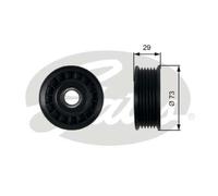 GATES Rullo Di Guida Per Ford Fiesta VI 1.0 ECOBOOST