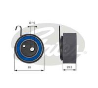 GATES Rullo di Serraggio Cinghia Distribuzione per Opel Astra J Caravan 1.7 CDTI