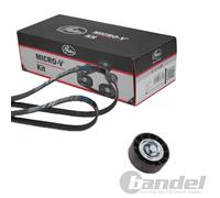 GATES Set Adatto A per Citroën Jumper Fiat Ducato, Peugeot