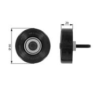 GATES T36089 Galoppino/Guidacinghia, Cinghia Poly-V per FORD